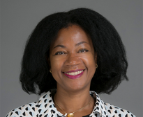 A profile photograph of Barbara Beckles