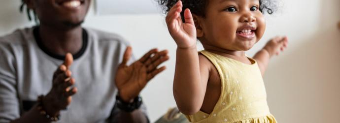 parent cheering on child