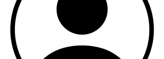 silhouette generic white background